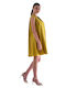 Summer Mini Dress for Wedding and Christening Ochre