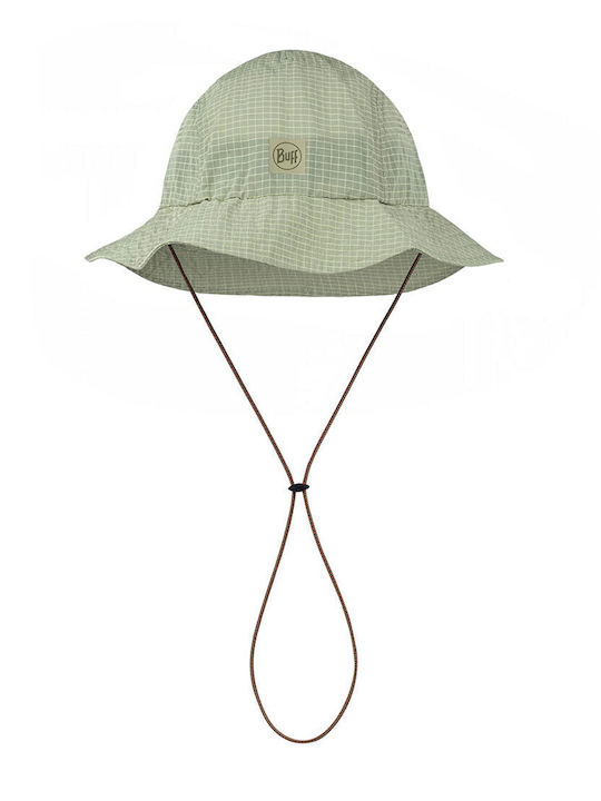Buff Fabric Men's Hat Bucket Style Turquoise