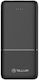 Tellur Power Bank 10000mAh Μαύρο