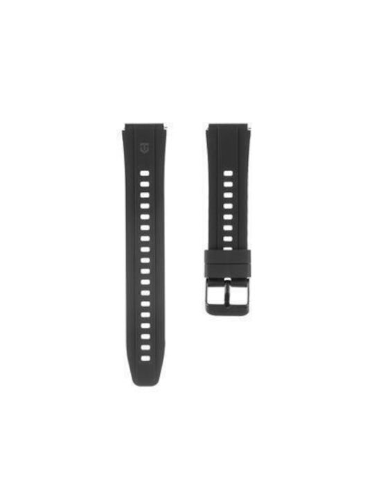 Tactical Strap Silicone Black (Universal 18mm)