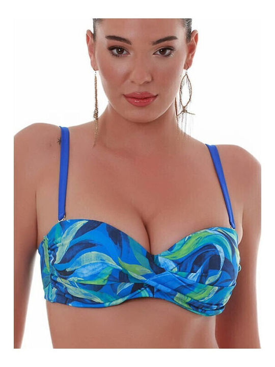 Bluepoint Bikini Bra Blue