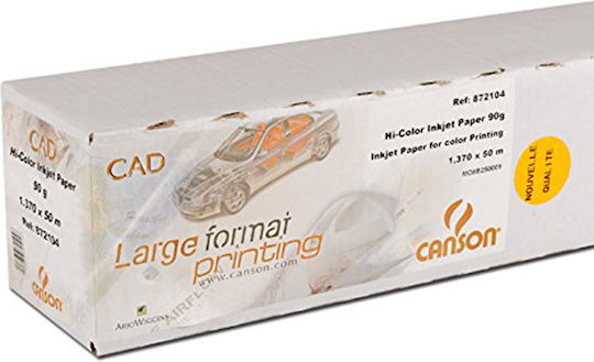 Canson Plotterpapierrolle 50m 90g/m²