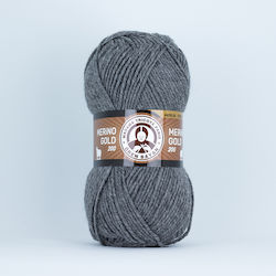 Madame Tricote Paris Merino Gold Graues Strickgarn Madame Tricote Paris Merino Gold Graues Strickgarn