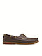 Δερμάτινα Ανδρικά Boat Shoes σε Καφέ Χρώμα