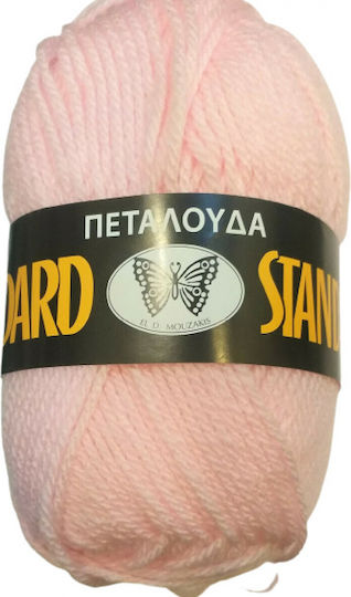 Νήμα Πλέξιμο 100% Ακρυλικό Ρόζ 6 Standard 50gr Πεταλούδα