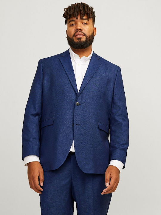 Men's Suit Jacket Regular Fit Medieval Blue