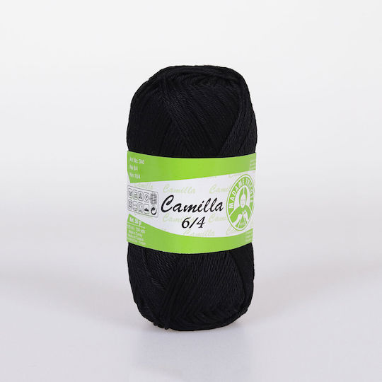 Madame Tricote Paris Camilla 6/4 Cotton Black 125m 50g