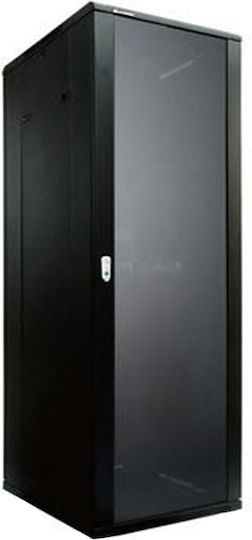 At Graphix Монтиран на стена Рак кабинет 15U 60x45см Черен AT-15U-WALL-45