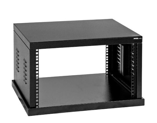 Master Audio Wall Mounted Rack Cabinet 4U 56x45x25cm Black 80010-200