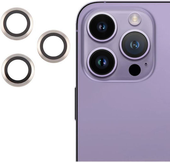 Camera Protection Membrane Silver for the iPhone 15 Pro Max, iPhone 15 Pro
