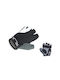 Author Half Finger Cycling Gloves Adults with Gel Black