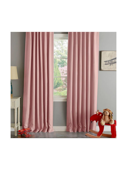 Saray Home Vorhang mit Grommets Orange 280x300cm