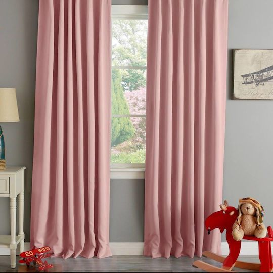 Saray Home Vorhang mit Grommets Orange 280x300cm