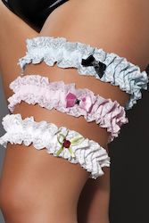 Andalea White Garters