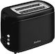 Amica Toaster 2 Slots 750W Black