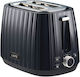 Lafe Modern PRO Toaster 2 Slots 1100W Black