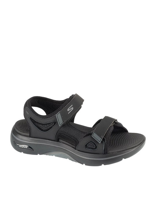 Go Walk Arch Fit 20 Capistrano Ανδρικά Σανδάλια σε Μαύρο Χρώμα