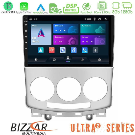 Bizzar Ηχοσύστημα Αυτοκινήτου για Mazda 5 2004-2010 (Bluetooth/USB/WiFi/GPS/Apple-Carplay/Android-Auto) με Οθόνη Αφής 9"