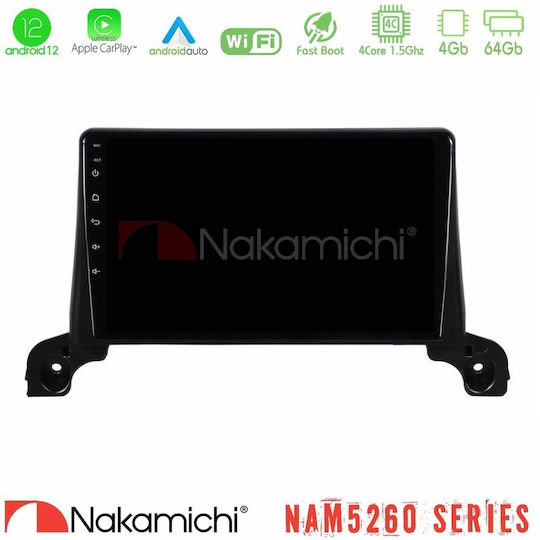 Nakamichi Автомобилна Аудио Система (Блутут/USB/AUX/WiFi/GPS/Apple-Carplay/Android-Auto) с Тъчскрийн 9"