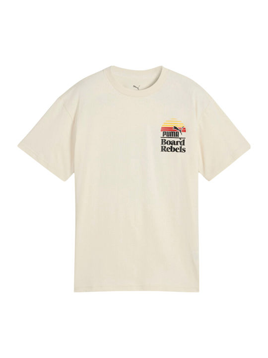 PUMA Παιδικό T-shirt Μπεζ Graphic