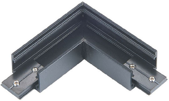 Inlight Σύνδεσμος Ράγας για Φωτιστικά Μαύρος TCM001-Black