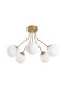 Opviq Orion Ceiling Mount Light 62cm Yellow with Socket E14