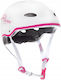 Cască De Protecție Skate Raven F511 Alb Roz S 54-56