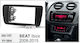 Seat Ibiza 2008-2015 2 Din Car Stereo Frame Kit