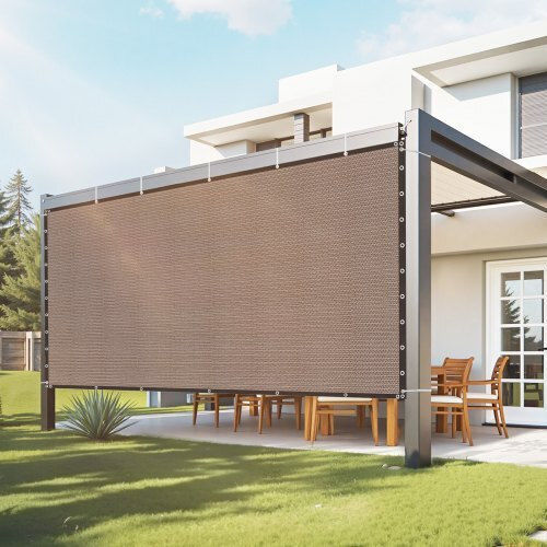 Vevor Ορθογώνιο Δίχτυ / Πανί Σκίασης Καφέ 3.048m 140gr/m²