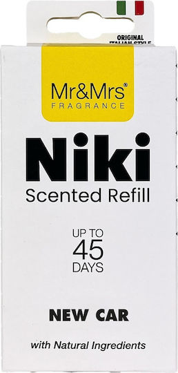 Mr & Mrs Fragrance Car Refill Air Freshener Air Vent Niki Orange / Apple / Jasmine / Rose
