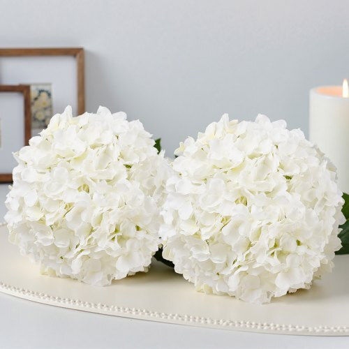 Vevor Decorative Artificial Hydrangea Flowers 305 White Pieces Rzxqbs305pcsv5x1b001v0
