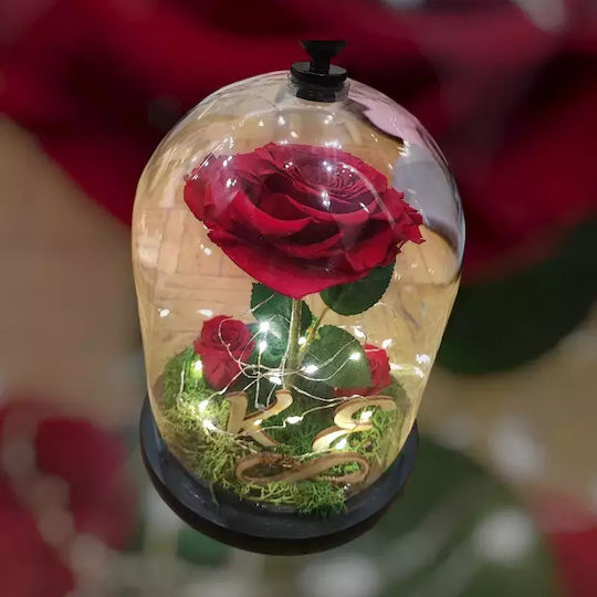 Forever Rose Couple's Vase 3 Roses Original Lighting