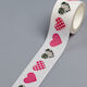 Self-Adhesive Ribbon Hearts Wt22 30mm