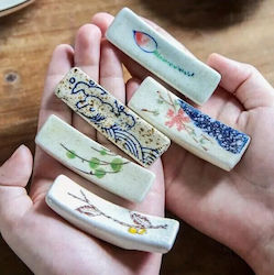 Set 5 Keramische Stützvorrichtungen Chopsticks 6,8cm