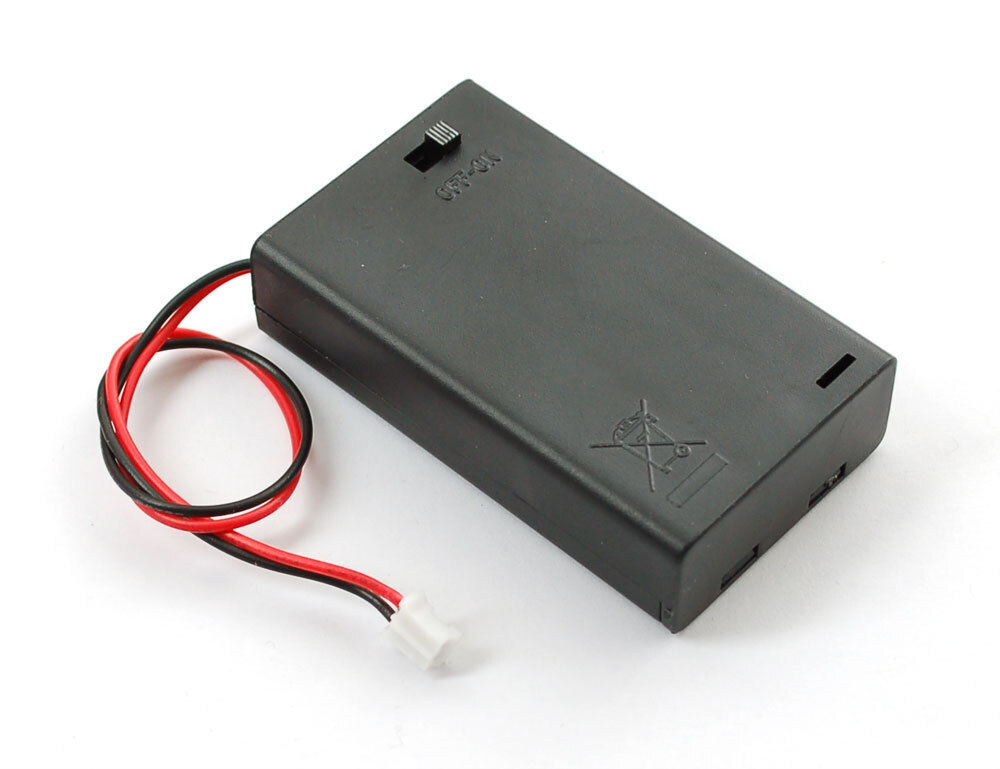 Adafruit Suport Baterii 3 X AAA Comutator Pornit Oprit 2 pini JST