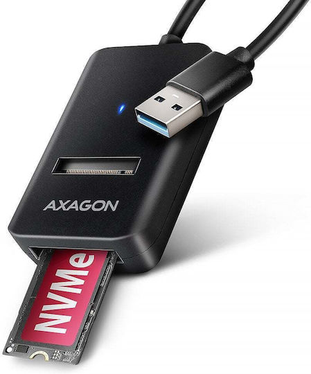 Axagon Case for Hard Drive M.2 SATA III with Connection USB 3.2 / SATA