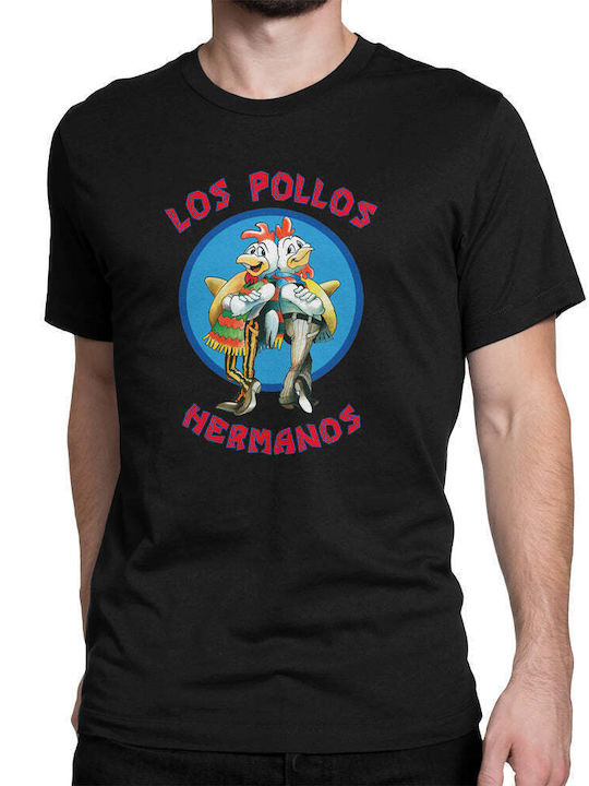 Breaking Bad Los Pollos Hermanos Unisex Black T-shirt