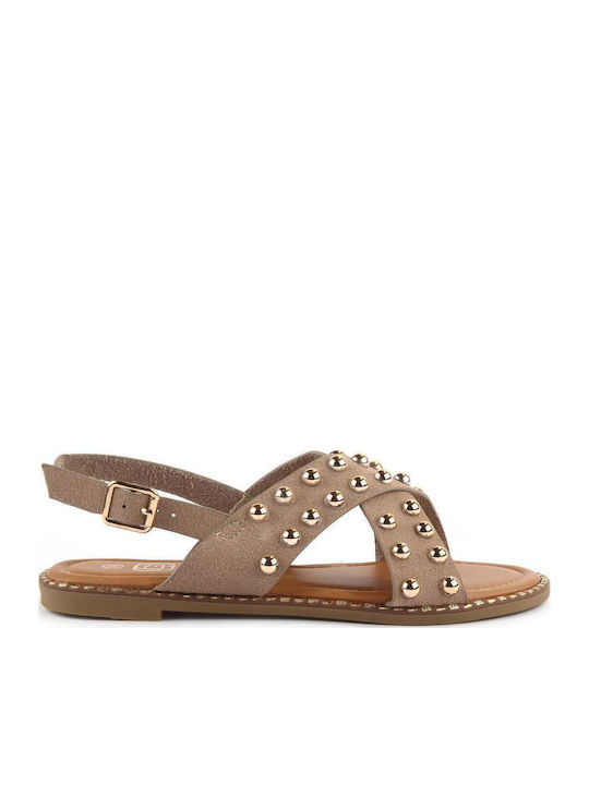 Fshoes Γυναικεία Σανδάλια Μπεζ