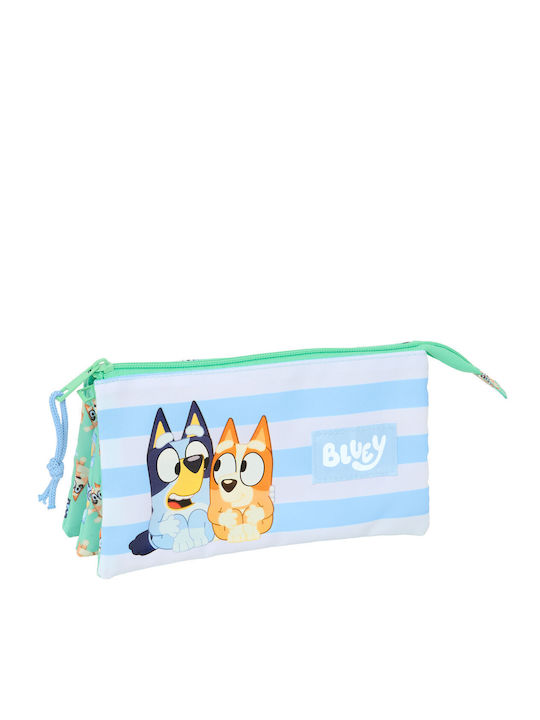 Triple Carry-All Bluey Sisters Green 22 x 12 x 3 Cm