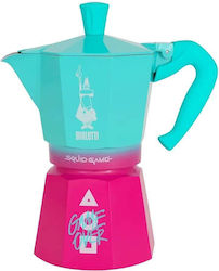 Bialetti Moka Express Μπρίκι Espresso Ροζ