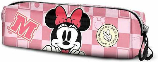 Minnie Mouse Κασετίνα Βαρελάκι Ροζ