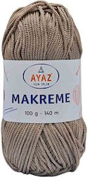 Νήμα Τσάντες Ayaz Makreme 1257 Μπεζ Σκούρο 100gr