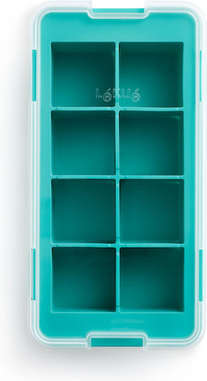 Lekue Ice Tray Cube Silicone with Lid