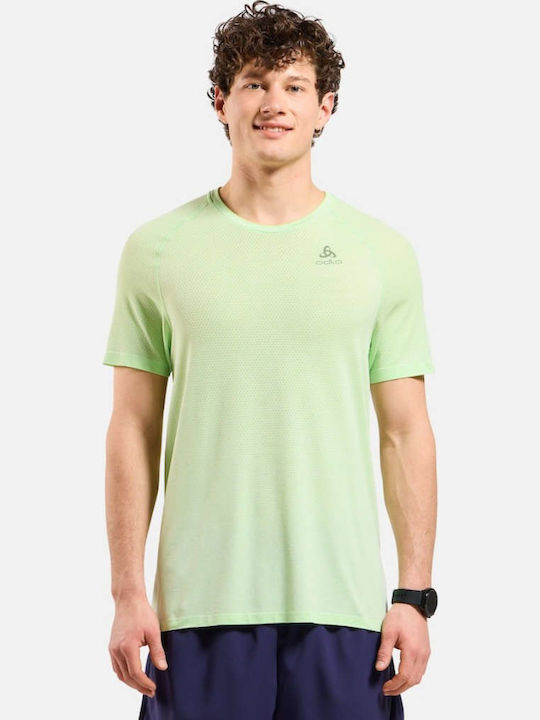 Odlo Tricou Sport Esențial Fără Cusături Verde