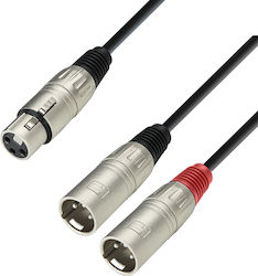 Adam Hall Cables 3 Star Yfmm 0600 6m XLR Cable