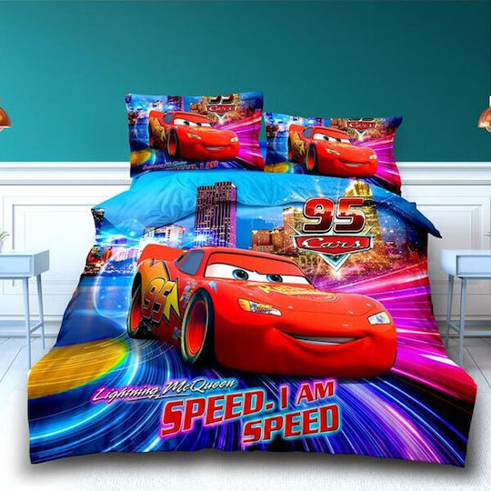 SpitiBazaar Kids Sheets Set with Elastic Band 160x220cm SpitiBazaar Kids Sheets Set with Elastic Band 160x220cm