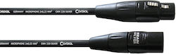 Cordial XLR male - XLR female 5m