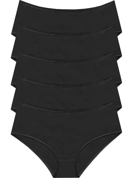 Ψηλόμεσα Γυναικεία String MultiPack Μαύρο