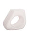 Hocker Für das Wohnzimmer Keramik Lans White 55x30x46cm