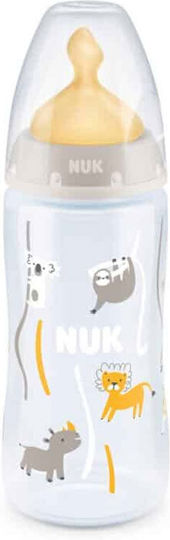 Nuk Πλαστικό Μπιμπερό First Choice Plus Κατά των Κολικών με Θηλή Σιλικόνης για 0-6 μηνών Γκρι Κοάλα 300ml